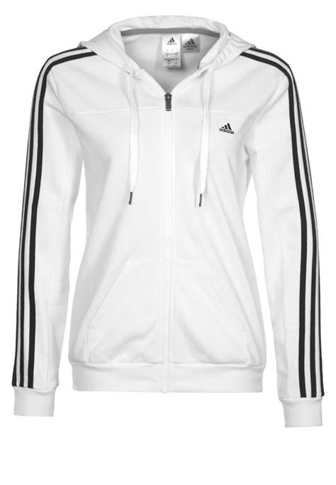 adidas sweatjacke damen weiß|weiße Jacken für Damen .